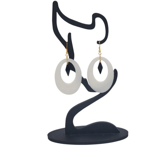 boucles d'oreilles 3D