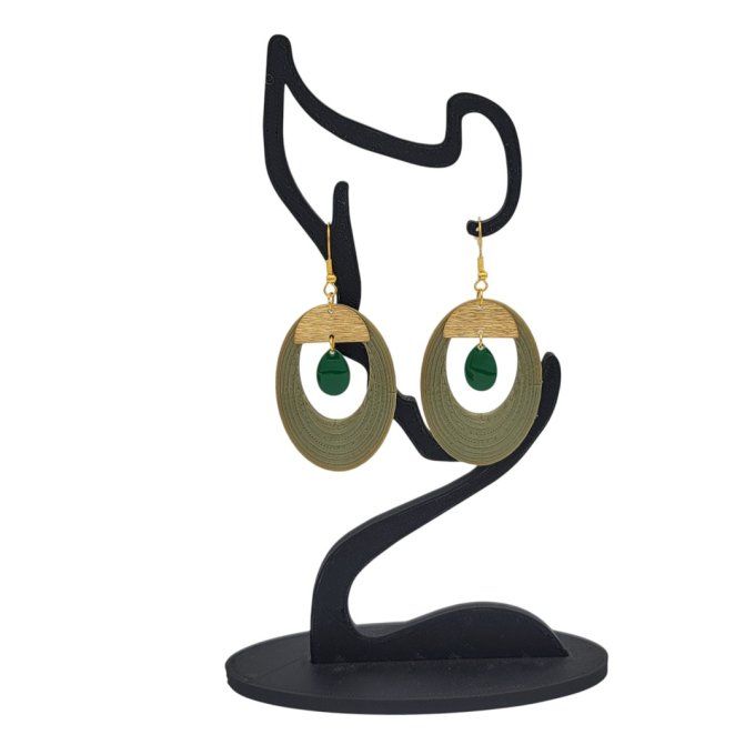boucles d'oreilles 3D