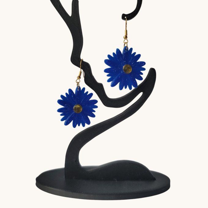 boucles d'oreilles 3D