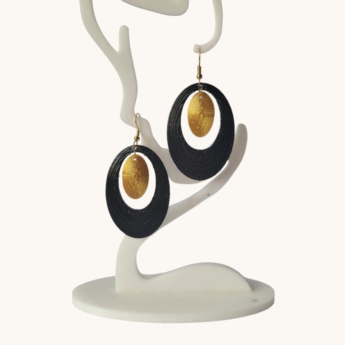 boucles d'oreilles 3D