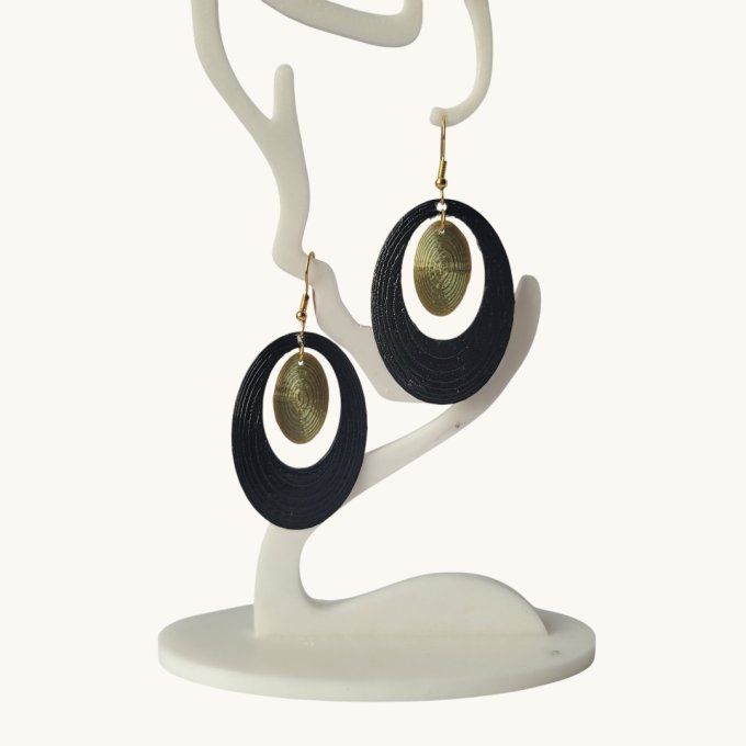boucles d'oreilles 3D