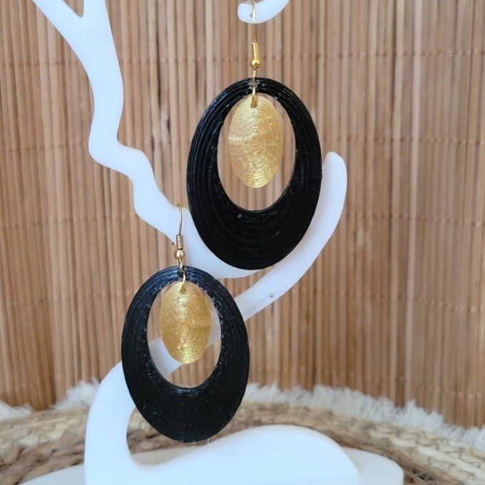 boucles d'oreilles 3D