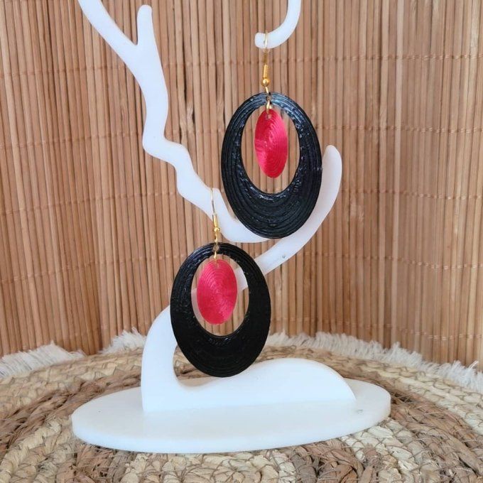 boucles d'oreilles 3D