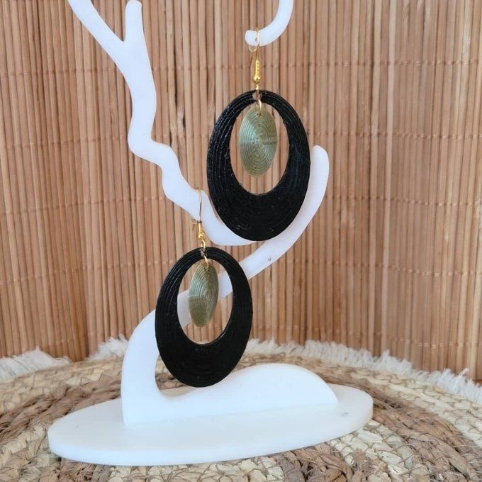 boucles d'oreilles 3D