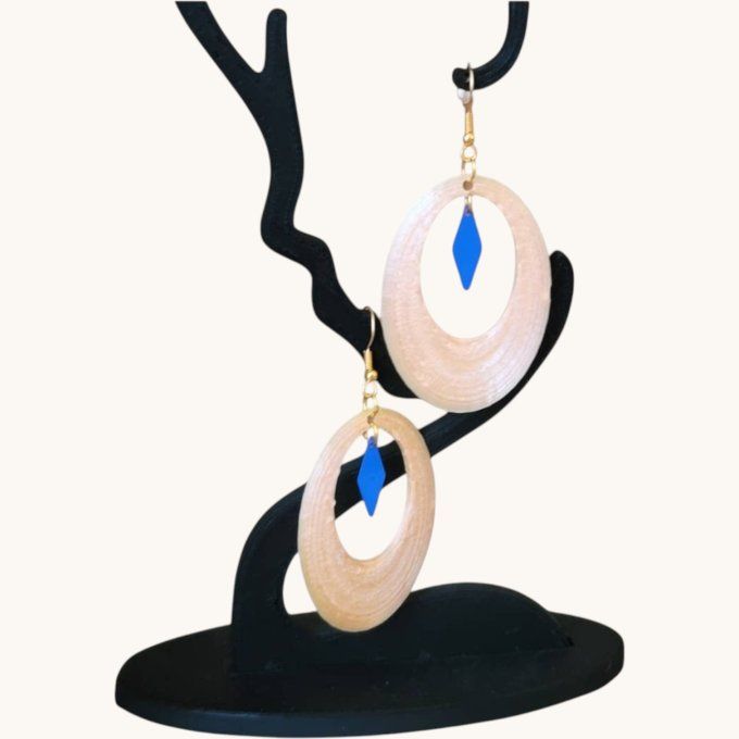 boucles d'oreilles 3D
