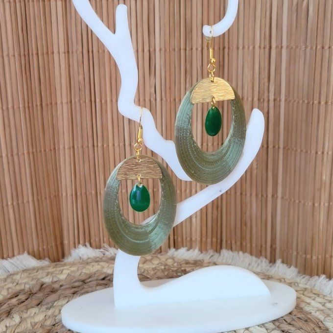 boucles d'oreilles 3D
