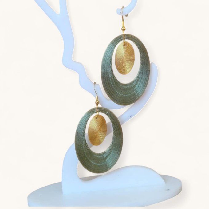 boucles d'oreilles 3D