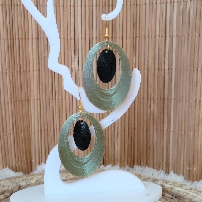 boucles d'oreilles 3D