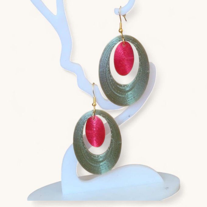 boucles d'oreilles 3D