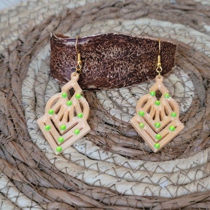 boucles d'oreilles 3D