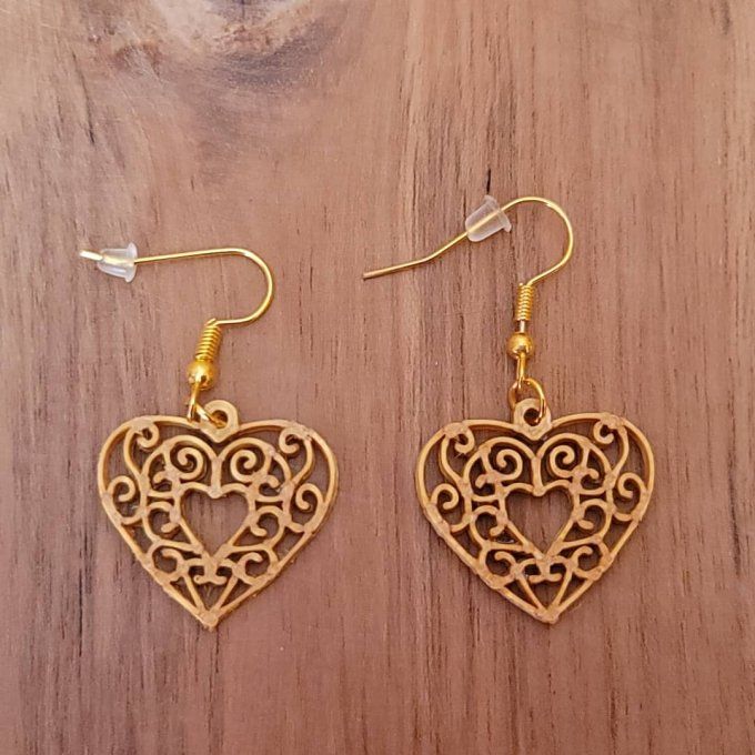 boucles d'oreilles 3D