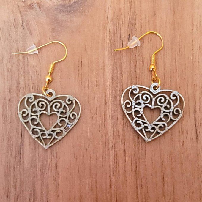 boucles d'oreilles 3D