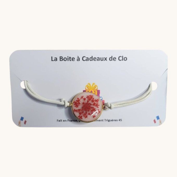 Bracelet cabochon résine