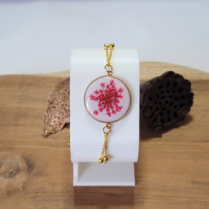 Bracelet cabochon résine