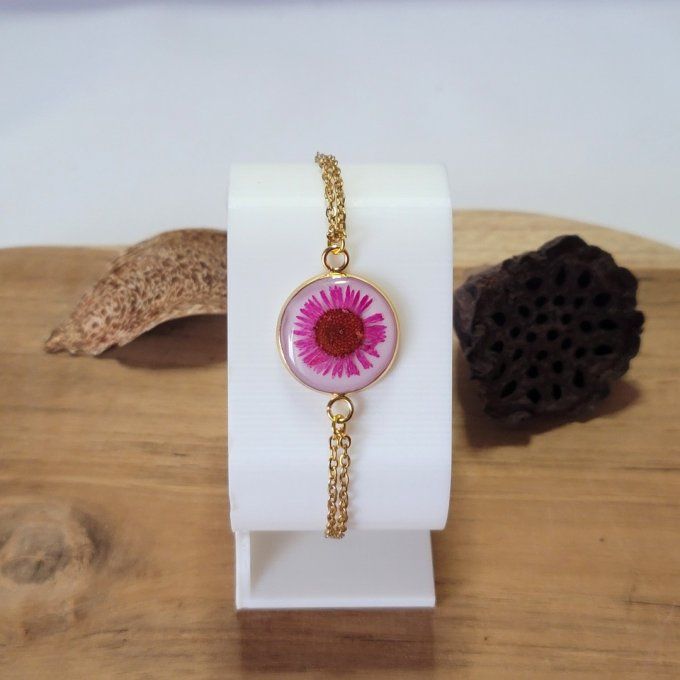 Bracelet cabochon résine