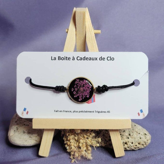 Bracelet cabochon résine
