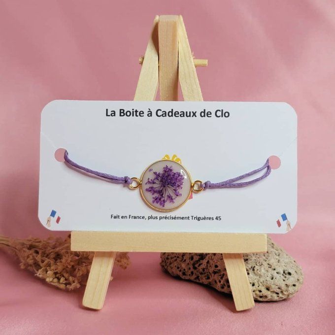 Bracelet cabochon résine
