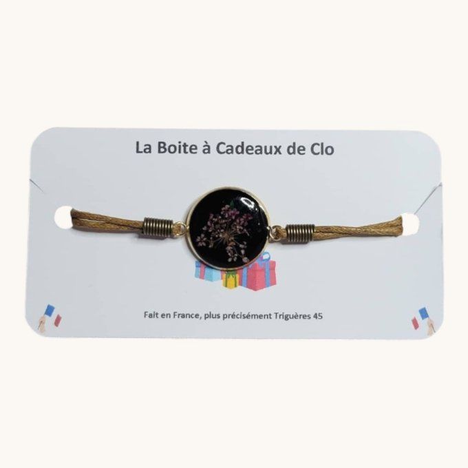 Bracelet cabochon résine