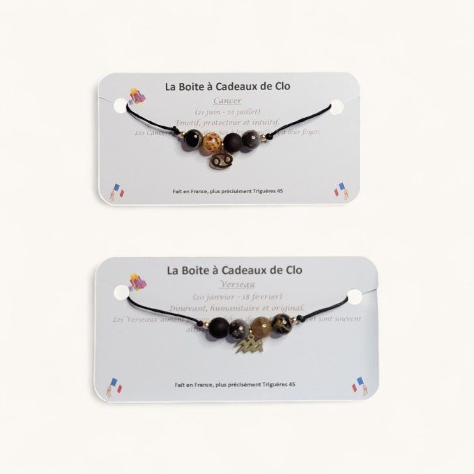 bracelet perles zodiaque