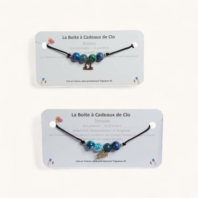 bracelet perles zodiaque