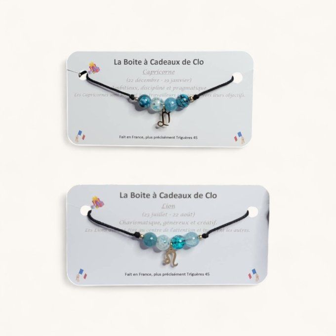 bracelet perles zodiaque