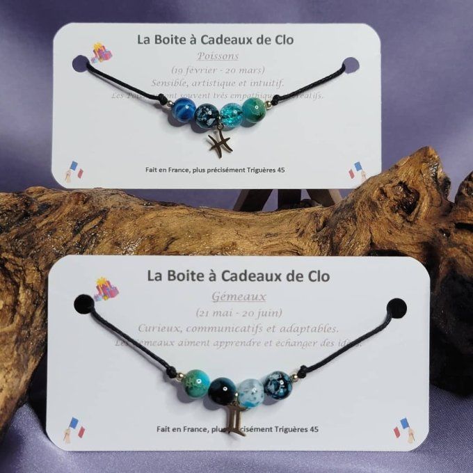 bracelet perles verre