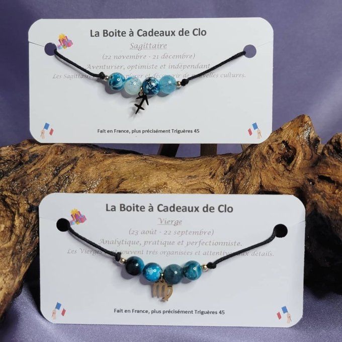 bracelet perles verre