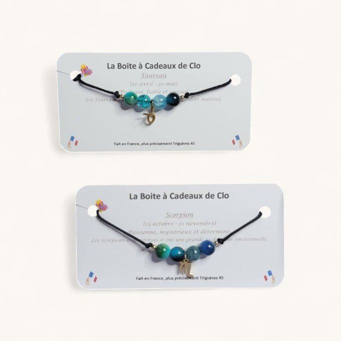 bracelet perles zodiaque