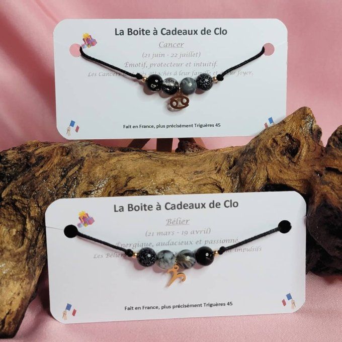 bracelet perles verre
