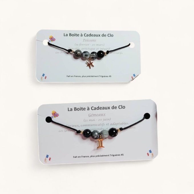 bracelet perles zodiaque