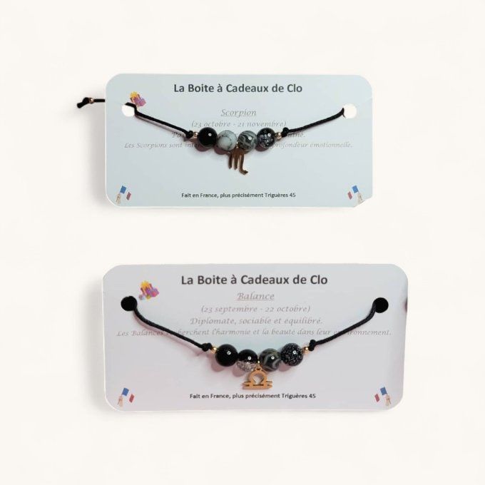 bracelet perles zodiaque