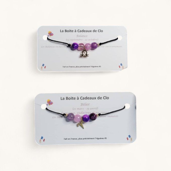bracelet perles zodiaque