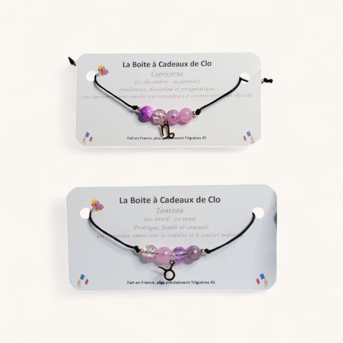 bracelet perles zodiaque