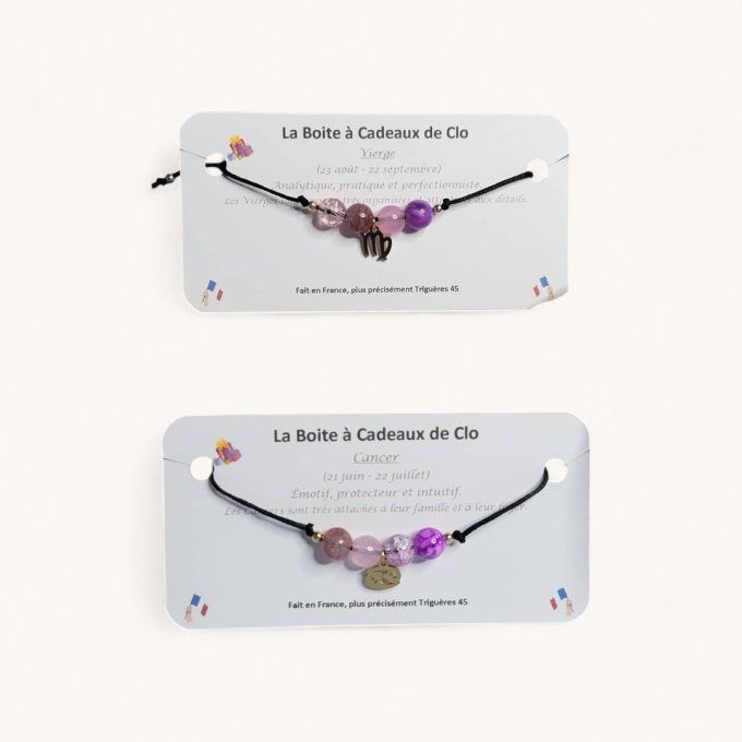 bracelet perles zodiaque