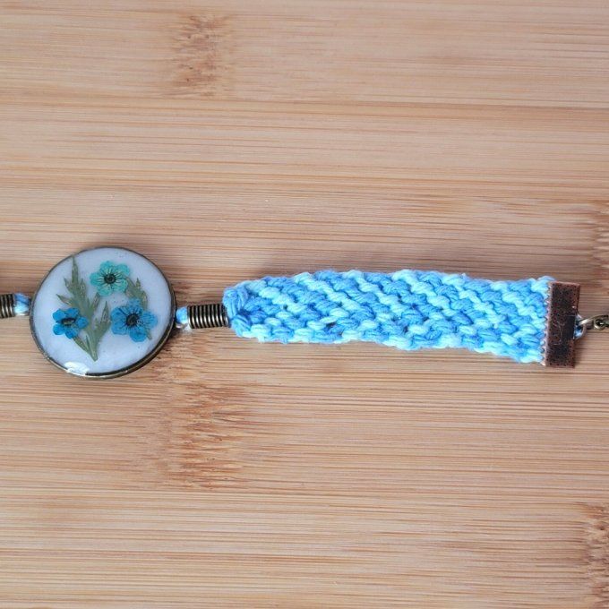 Bracelet cabochon résine