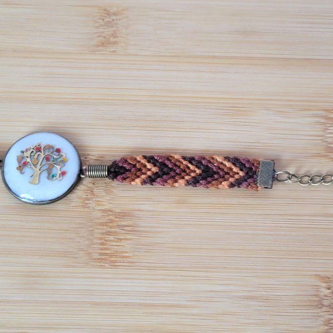 Bracelet cabochon résine