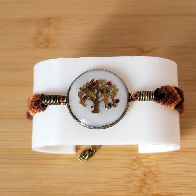 Bracelet cabochon résine