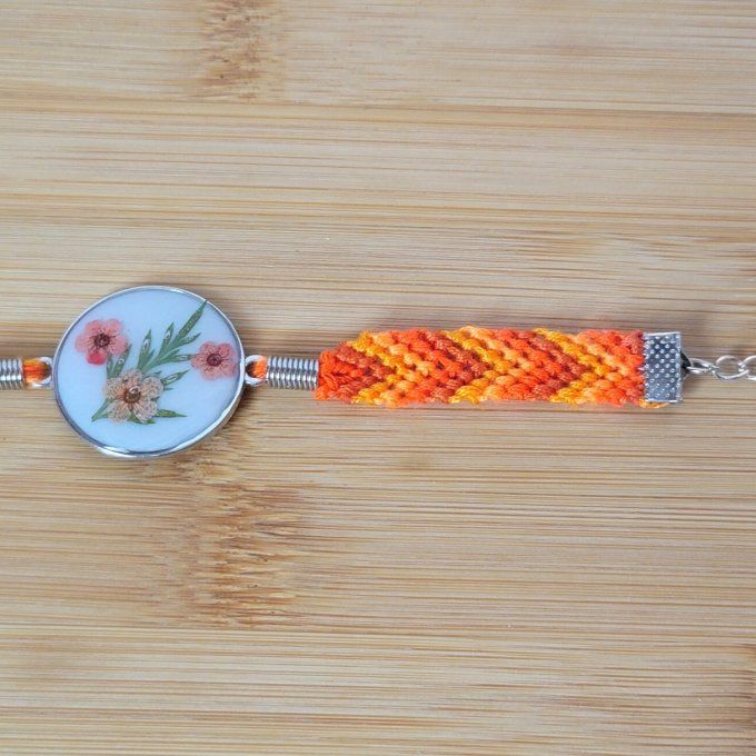 Bracelet cabochon résine