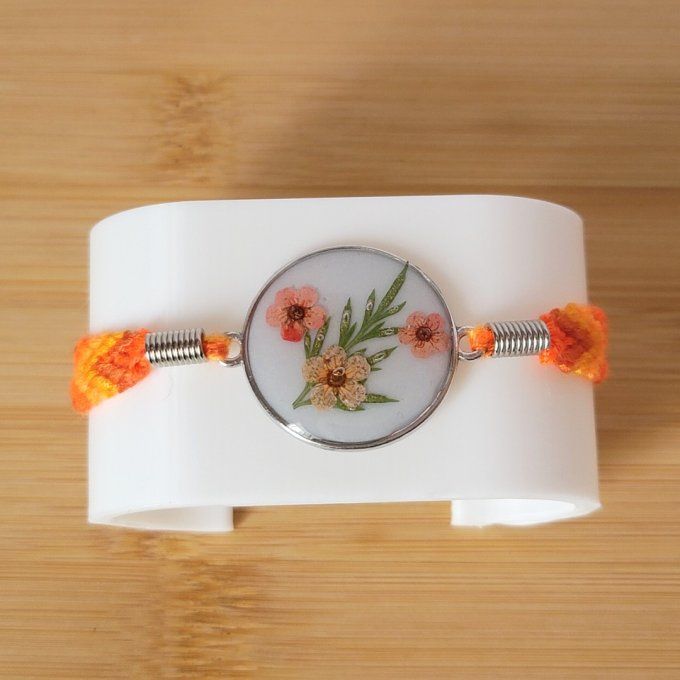 Bracelet cabochon résine