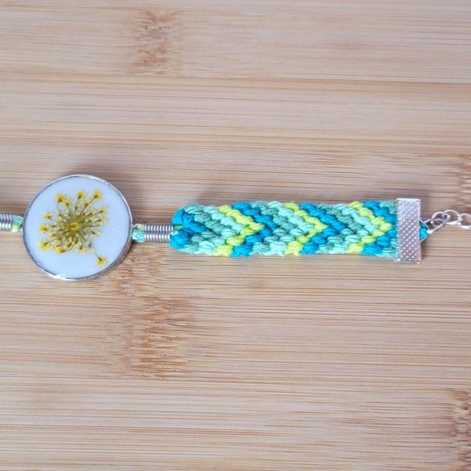 Bracelet cabochon résine