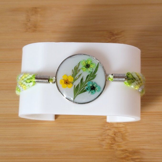 Bracelet cabochon résine