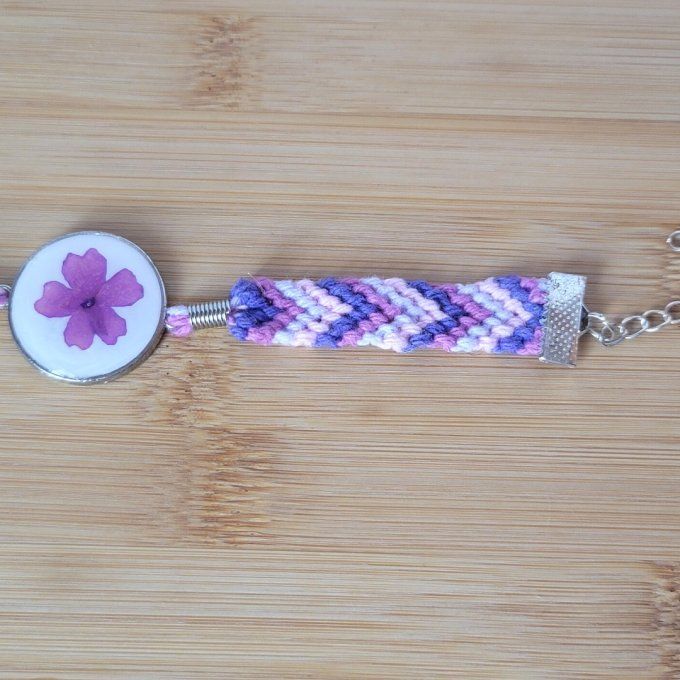 Bracelet cabochon résine