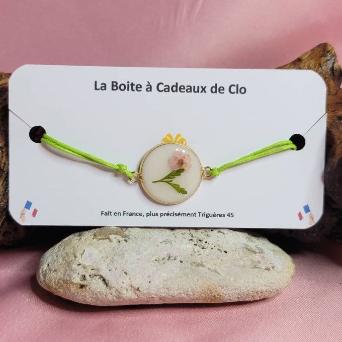 Bracelet cabochon résine