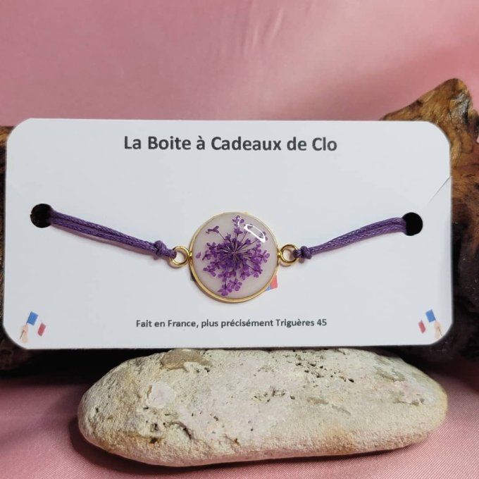 Bracelet cabochon résine