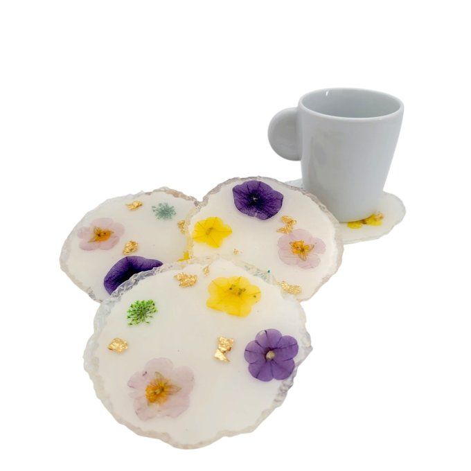 sous verres resine