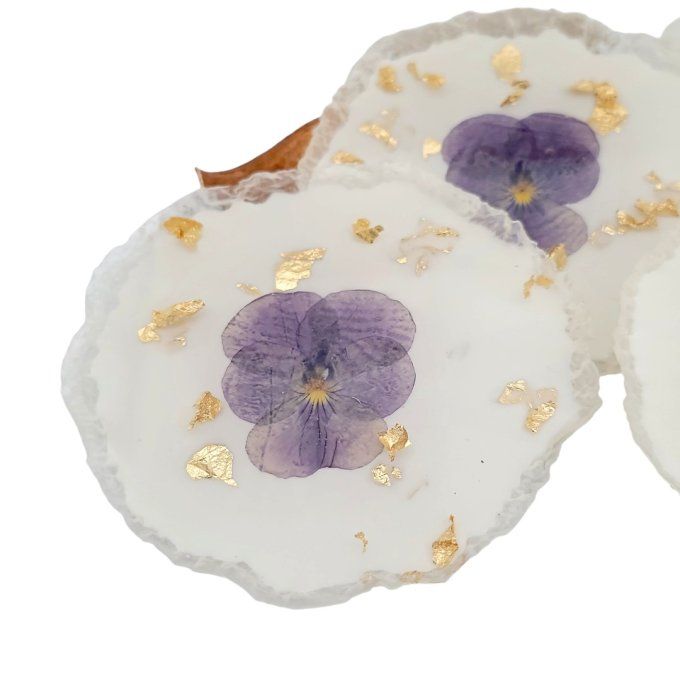 sous verres resine