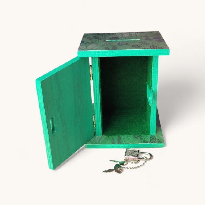 tirelire bois enfant