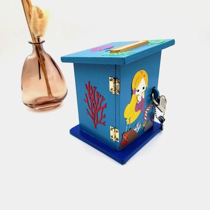 tirelire bois enfant