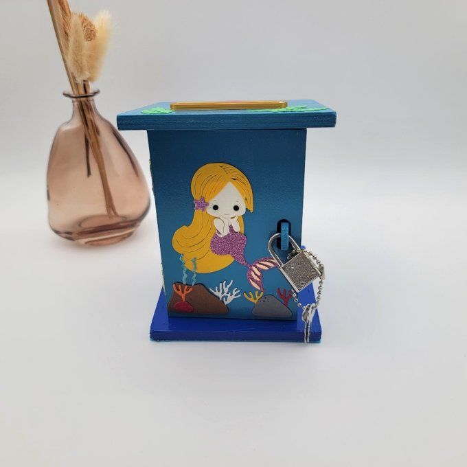 tirelire bois enfant