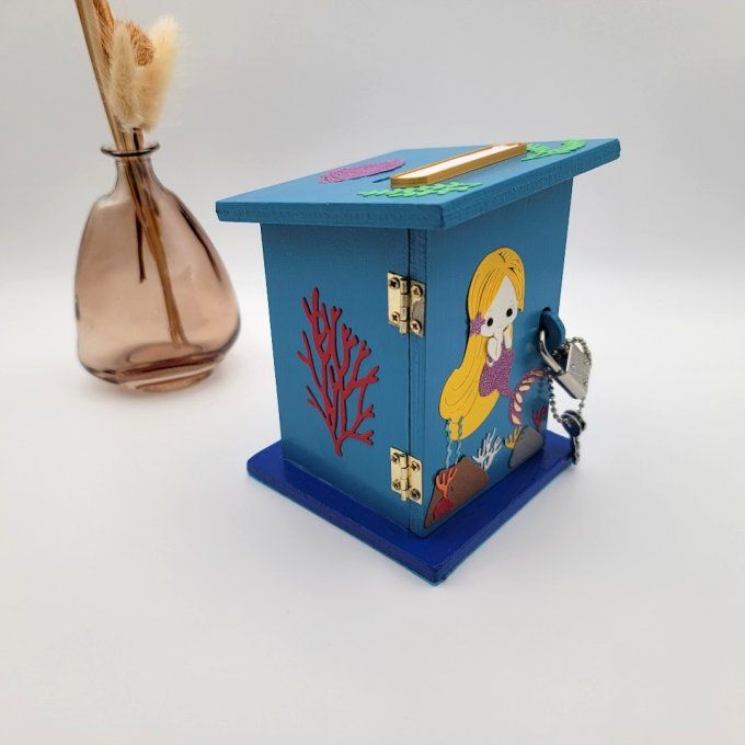 tirelire bois enfant